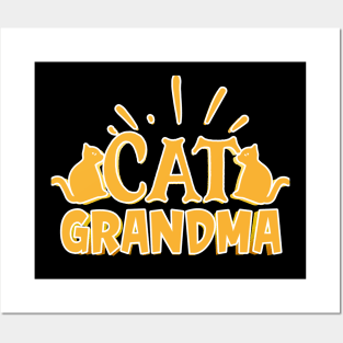 Cat Grandma 2 Posters and Art